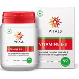 Vitals - Vitamine E-8 - 60 Softgels - een uniek complex met alle 8 tocoferolen en tocotriënolen
