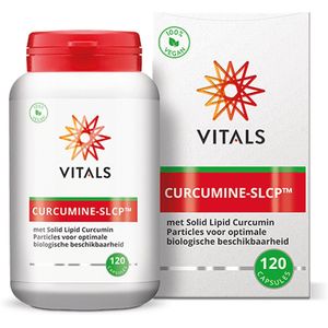 Vitals - Curcumine-SLCP - 120 Capsules - met solid lipid curcumin particles voor optimale biologische beschikbaarheid