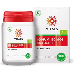 Vitals - Jodium - 100 capsules - Biologisch - uit biologisch knotswier - NL-BIO-01