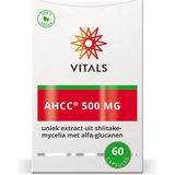 Vitals - AHCC - 500 mg - 60 Capsules - uniek extract uit shiitake-mycelia met alfa-glucanen