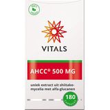 Vitals - AHCC - 500 mg - 180 Capsules - uniek extract uit shiitake-mycelia met alfa-glucanen