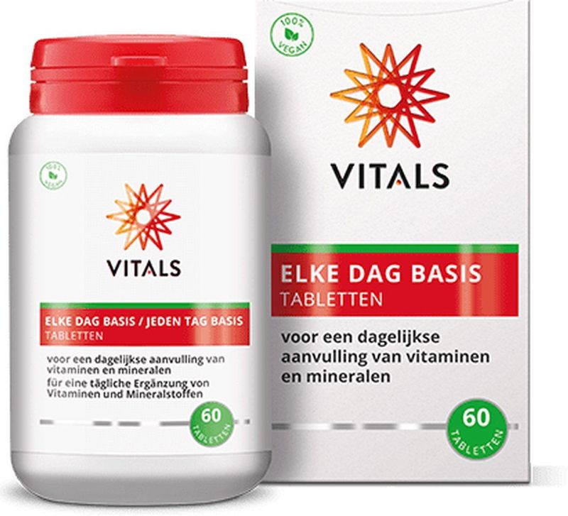 Vitals - Elke Dag Basis - 60 tabletten - Multivitamine