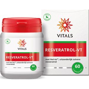 Vitals - Resveratrol-VT - 60 capsules - Met Veri-te™, uitzonderlijk zuivere resveratrol