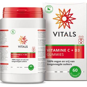 Vitals Vitamine C + D3 Gummies 60 gummies