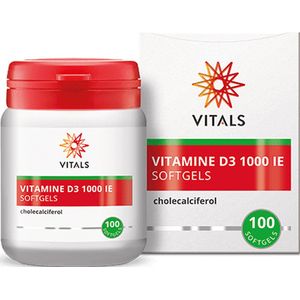 Vitals Vitamine D3 1000IE 100 softgels