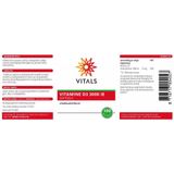 Vitals - Vitamine D3 - 3000IE - 100 Softgels - de meest effectieve vorm van vitamine D