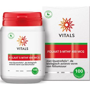 Vitals Folaat 5-mthf 400 mg 100ca