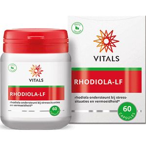 Vitals - Rhodiola-LF - 60 capsules - bevat het hoogwaardige extract Rhodiolife® van specialist Nektium