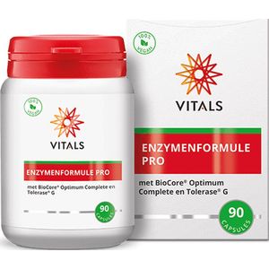 Vitals - Enzymenformule Pro - 90 Capsules - breed complex van maar liefst 12 verschillende enzymen