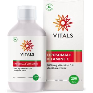 Vitals - Liposomale Vitamine C - 250 ml - goed opneembaar - 1000 mg vitamine C in vloeibare vorm