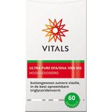 Vitals - Ultra Pure EPA/DHA 1000 mg - buitengewoon zuivere visolie, in de best opneembare triglyceridenvorm