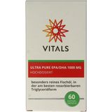 Vitals - Ultra Pure EPA/DHA 1000 mg - buitengewoon zuivere visolie, in de best opneembare triglyceridenvorm