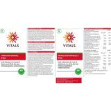 Vitals - Immuunformule Pro - 60 capsules - Met vitamine A, C, D, selenium en zink die het immuunsysteem ondersteunen