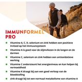 Vitals - Immuunformule Pro - 60 capsules - Met vitamine A, C, D, selenium en zink die het immuunsysteem ondersteunen