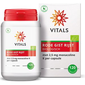 Vitals - Rode Gist Rijst - Bio - 120 capsules