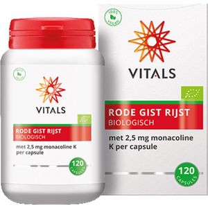 Vitals Rode Gist Rijst Biologisch Capsules