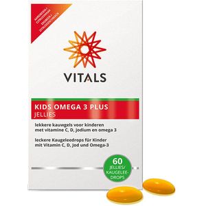 Vitals Kids omega 3 plus jellies 60 stuks