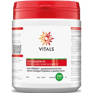 Vitals - collageen-VS - 250 gram - met VERISOL - Geoptimaliseerde Bioactive Collagen Peptides in poedervorm