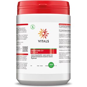 Vitals - Creatine-CV - 300 Gram Poeder - Creavitalis® - Zeer Zuiver Creatine Monohydraat