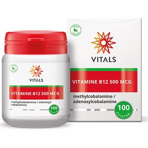 Vitals Vitamine B12 500mcg (100 zuigtabletten)