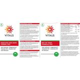 Vitals Bot- en tandformule pro - 60 tabletten. Met calcium, magnesium, vitamine D3, vitamine K2 en silicium