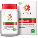 Vitals Bot- en tandformule pro - 60 tabletten. Met calcium, magnesium, vitamine D3, vitamine K2 en silicium