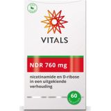 Vitals NDR 760mg - 60 Tabletten - Nicotinamide en D-ribose in een uitgekiende verhouding