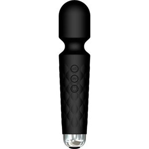 Vibrator en Massage Staaf - Voor Vrouwen & Mannen - Intens Fijne Vibrator - Draadloze Massage - Vibrator Massage Staaf met Magische Vibratie Standen - Compact - Zwart - Zeer Discreet