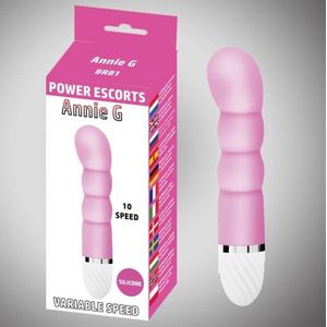 Vibrators Voor Vrouwen – Tarzan Vibrator – Clitoris En G-spot Stimulator – Duo-Vibrator - Power Escorts - Annie G - G Spot Vibrator - 16,5 cm - 10-Speed - BR81 - Roze - gave Cadeaubox