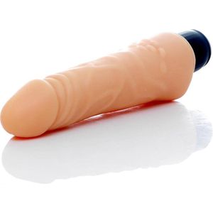 Bossoftoys - Storm - 12 Functies Realistische vibrator - Cyber leather - Extra speciaal flexibel materiaal - beige - 18,5 cm - 44-00003