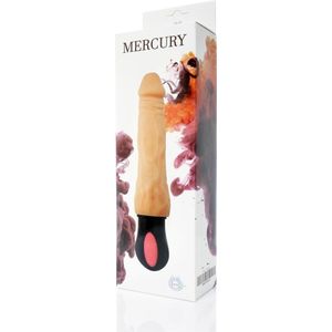 Bossoftoys - Mercury - Ultra realistische buigbare vibrator - 12 Functies - Oplaadbaar - Cyber leather - Extra speciaal flexibel materiaal - beige - 27 cm - 44-0011