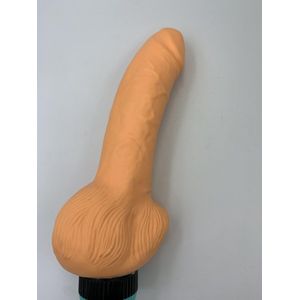 Hydas - Realistische Vibrator - 19 cm - Neutrale Verpakking - Beige - art 804 - Mega deal