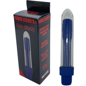 Oldtimer Bestseller Classics vibrator - Power Escorts - Hot Cindy - Warm / Koud optie - Multiple Vibrations - Blauw - Gekleurde Box - BR239