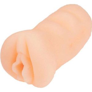 Power Escorts - Pocket Pussy - Grote Realistische Vagina Masturbator 14.5 cm - Cyberskin Net Echt - Sappige pussy Masturbator - 340 gram - Zwaar formaat