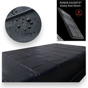 Power Escorts - Groot Kinky Zwart Sex Laken - BR190 - 160 x 227 CM