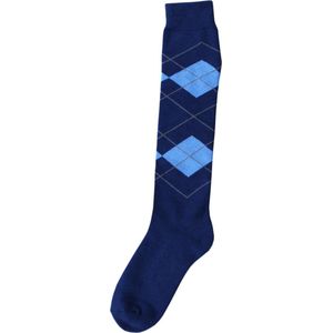 Equestrian Socks kniekous - navy/blauw - 43/46