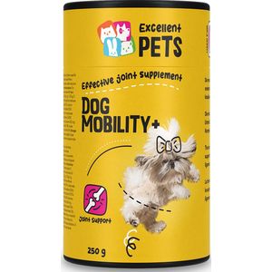 Excellent Pets Dog Mobility Plus 250 gr - Honden supplementen - Gewrichten Hond - Glucosamine, Visolie, MSM - Ter ondersteuning van de pezen, kraakbeen, banden en gewrichten