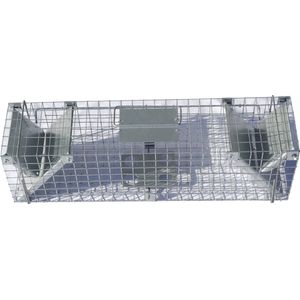 Doorloopval rat, marter, bunzing, kat en vos 122x29x32cm