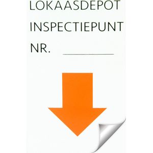 Knock Off - Sticker Inspectiepunt - Waterafstotend Vinyl - 100 Stuks