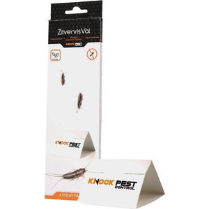 Knock - Pest Control - Zilvervisjesval - Gifvrij - Hoge Aantrekkingskracht