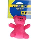Petsport - Honden & Katten Speelgoed - Knuffel - Tiny Teddy - 10cm - Roze