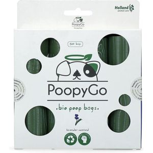 PoopyGo - Poepzakjes - Donkergroen - 100% Biologisch Afbreekbaar - 120 Stuks