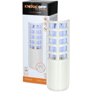 Knock Off Insectenlamp 9 Watt – Vliegenlamp met 50m2 vangstbereik – Stekkermodel – Duurzame materialen – Inclusief lijmplaatjes