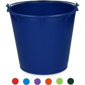 Emmer 7 ltr met beugel bordeaux