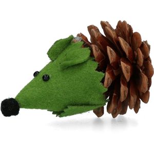 Forest Friends Mouse Green– Kattenspeeltje met Madnip - Kattenspeelgoed – Kattenkruid Kattenspeeltjes - 8 cm