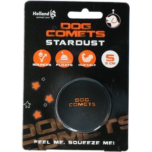 Dog Comets Stardust Ball S - Zwart/oranje - 1 pack