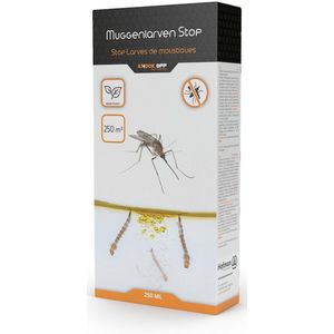 Knock Off Muggenlarven Stop - Middel ter bestrijding van muggenlarven – Geschikt voor de behandeling van stilstaand water – Effectieve werking tot 4 weken – 250 ml