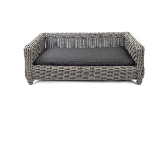 Let&#039;s Sleep Cozy Basket Rieten Hondenmand M Antraciet