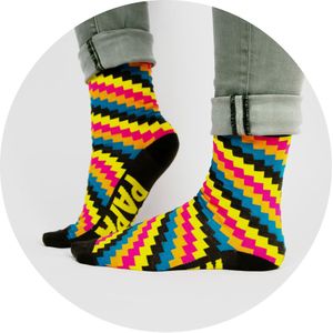 Paper Dreams - Funny Socks - Meerkleurig - 98% Polyester 2% Elastaan