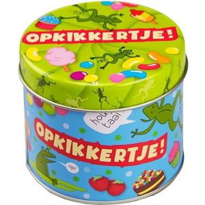 Paper Dreams Snoepblikje Opkikkertje 9 X 7,5 Cm Alu Groen